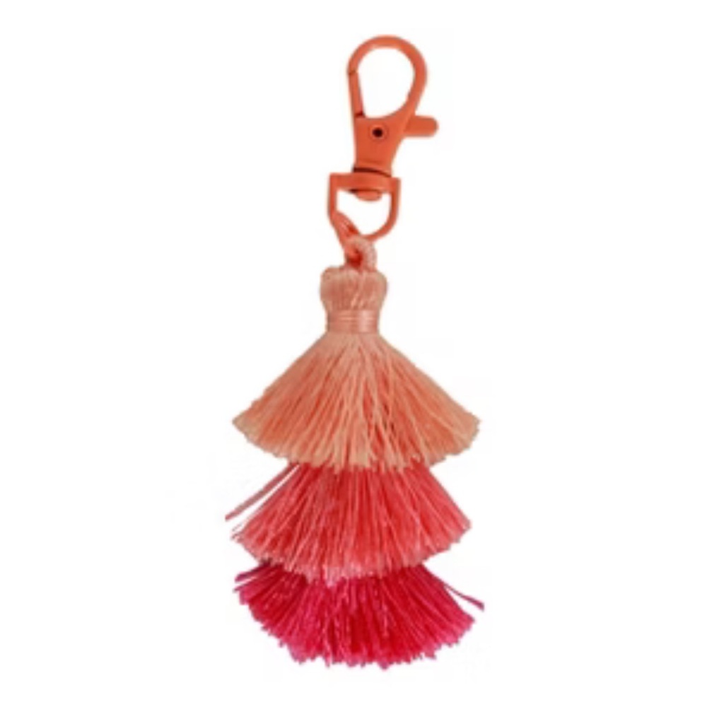 Ink & barrel Pink ombré bag charm